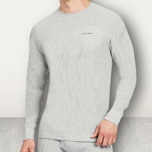 NEW IN BOX EDDIE BAUER BASE LAYER MIDWEIGHT CREW ~ XL ~ L ~ M SIZES GREY - Picture 1 of 5